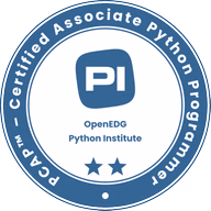 PCAP – Certified Associate Python Programmer Badge