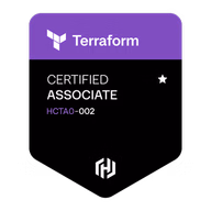 HashiCorp Certified: Terraform Associate (002) Badge