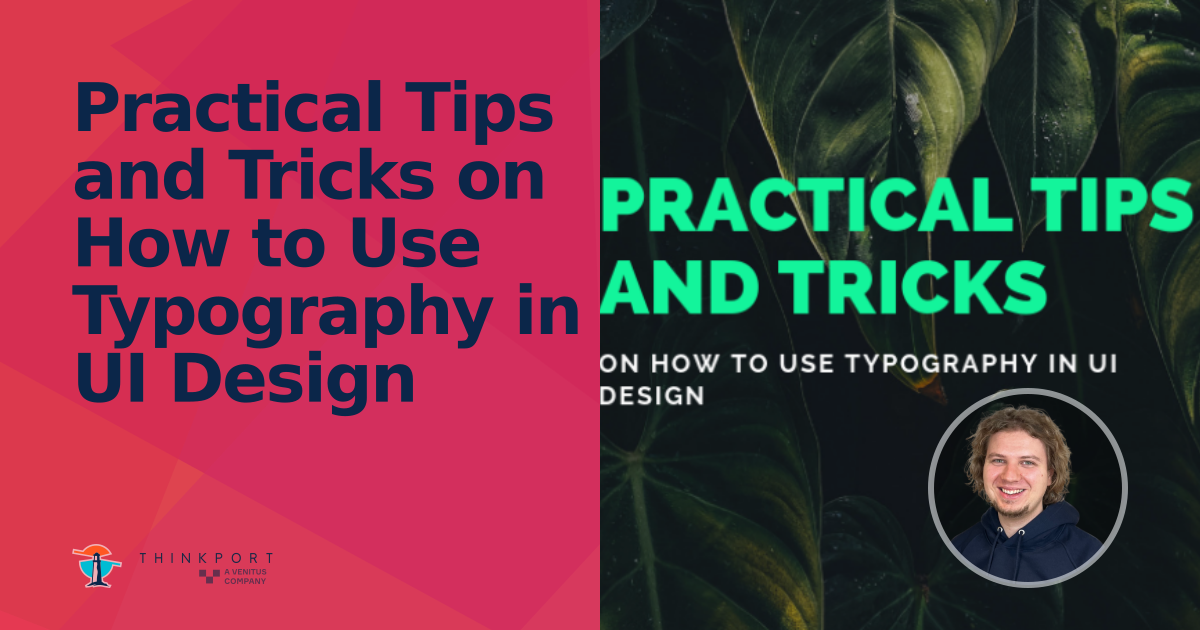 OG Image für Practical Tips and Tricks on How to Use Typography in UI Design