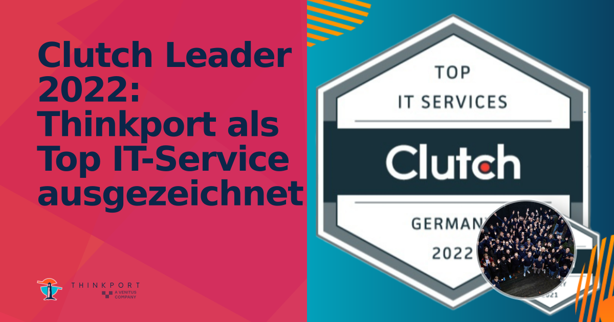OG Image für Clutch Leader 2022: Thinkport als Top IT-Service ausgezeichnet