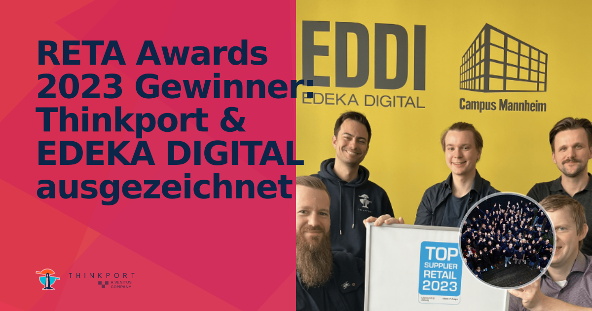 OG Image für RETA Awards 2023 Gewinner: Thinkport & EDEKA DIGITAL ausgezeichnet