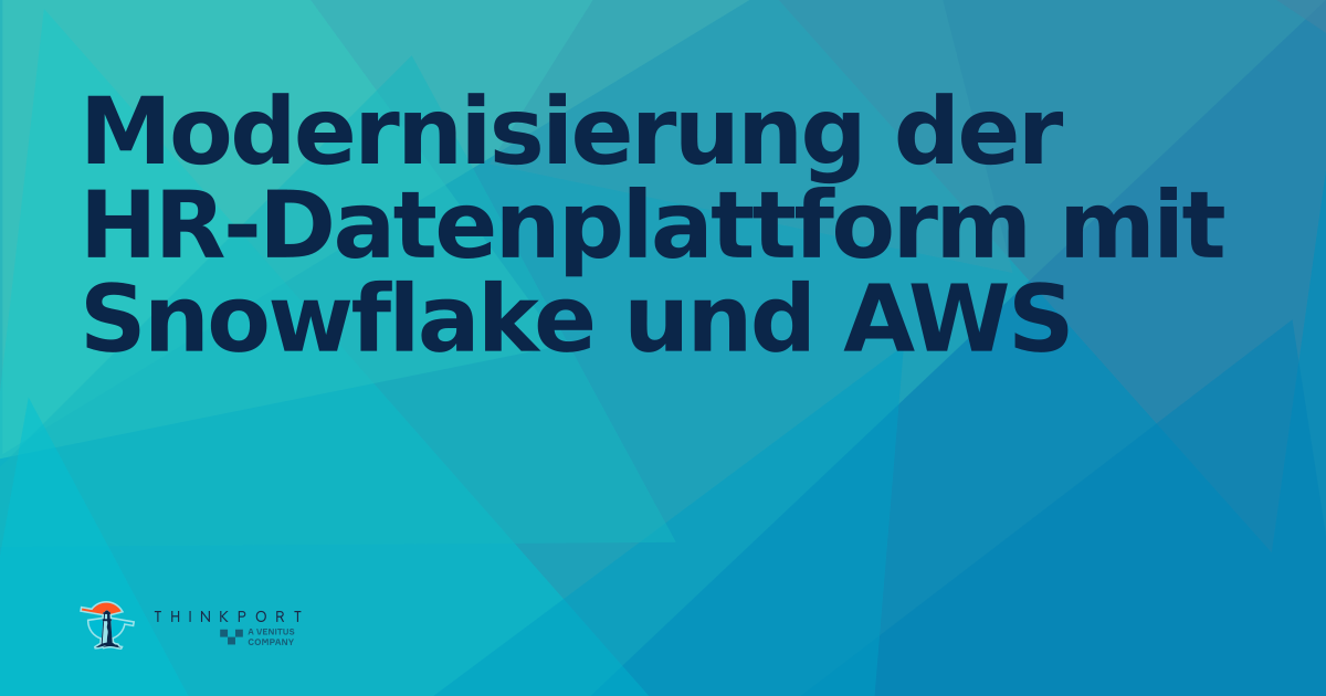 OG Image für Modernisierung der HR-Datenplattform mit Snowflake und AWS