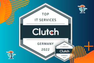 Badget von Clutch in der Kategorie Top IT Services