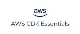 AWS CDK Essentials Logo und Schriftzug