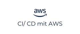 CI/ CD für AWS Logo und Schriftzug