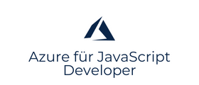 Azure für JavaScript Developer Logo und Schriftzug
