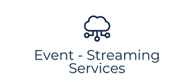Event - Streaming Services Logo und Schriftzug