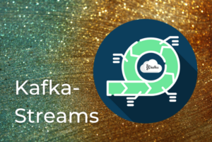 Bildcollage mit dem Logo von Kafka und dem Schriftzug Kafka Streams