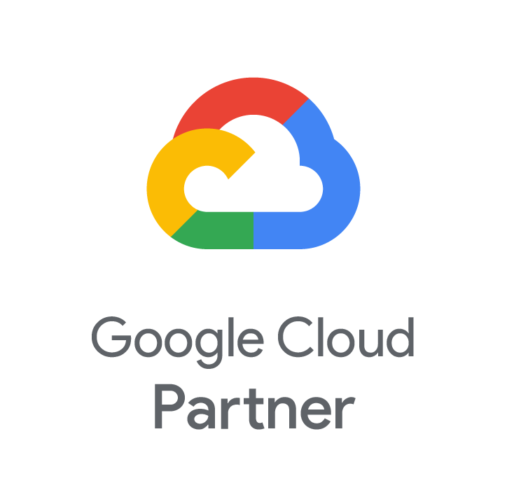 Logo mit Schriftzug Google Cloud Partner