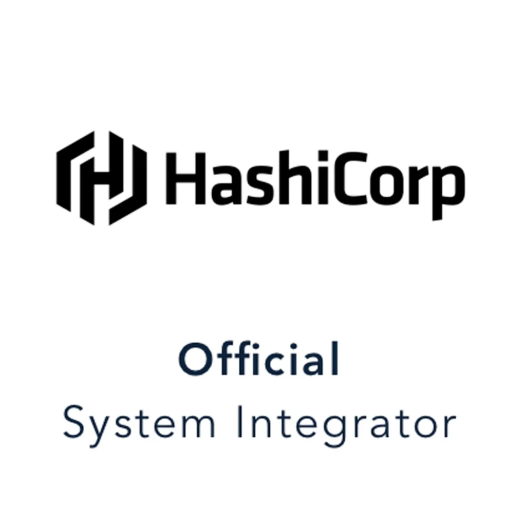 hashicorp logo over white background